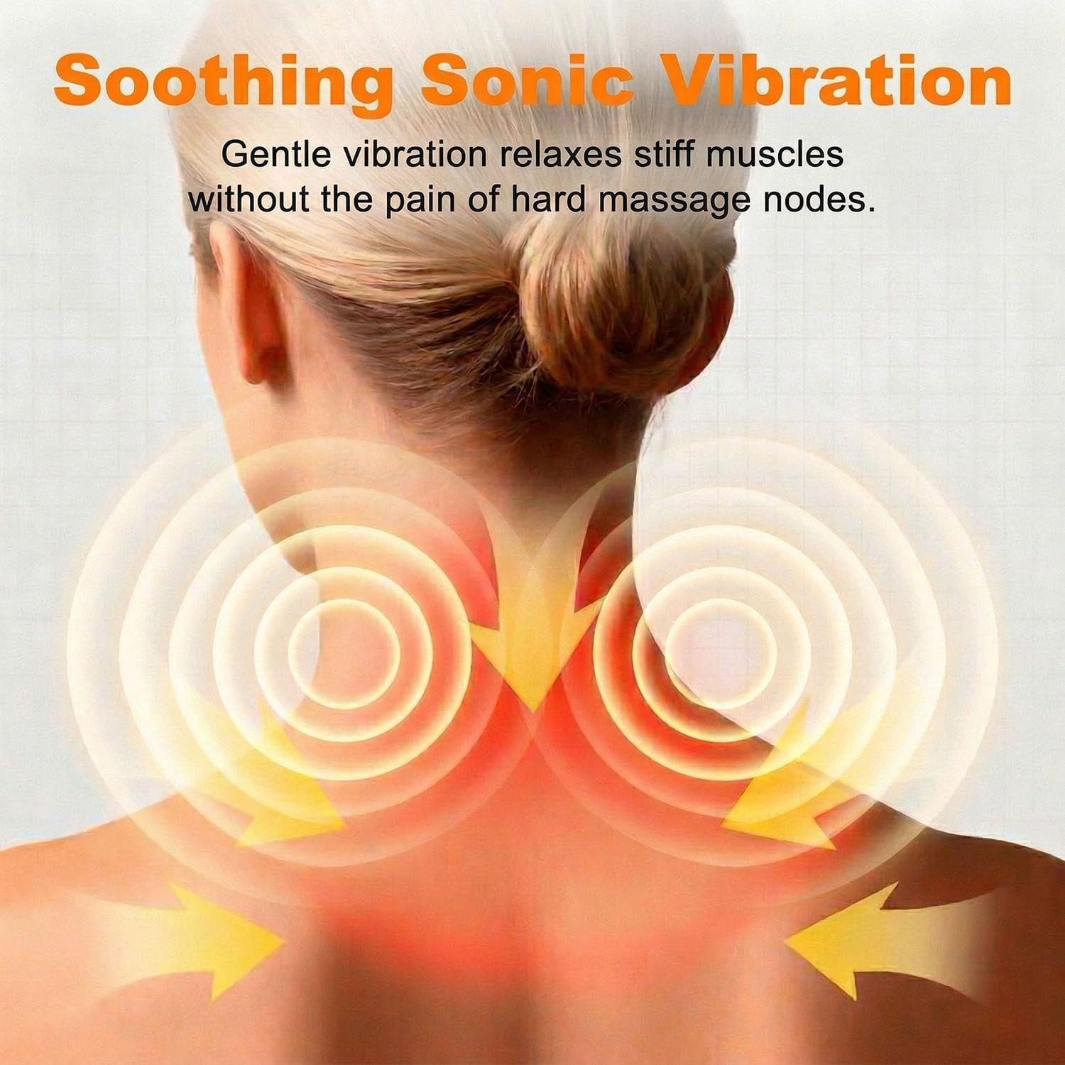 3-In-1 Neck Massager Pillow with Heat, Soothing Vibration & Cervical Traction for Pain Relief, Corded Electric Posture Support & Shoulder Relaxer for Home Office, Gifts for Men/Women (Dark Gray)